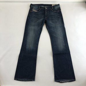 Diesel Dark Blue Straight-Leg Men's Jeans